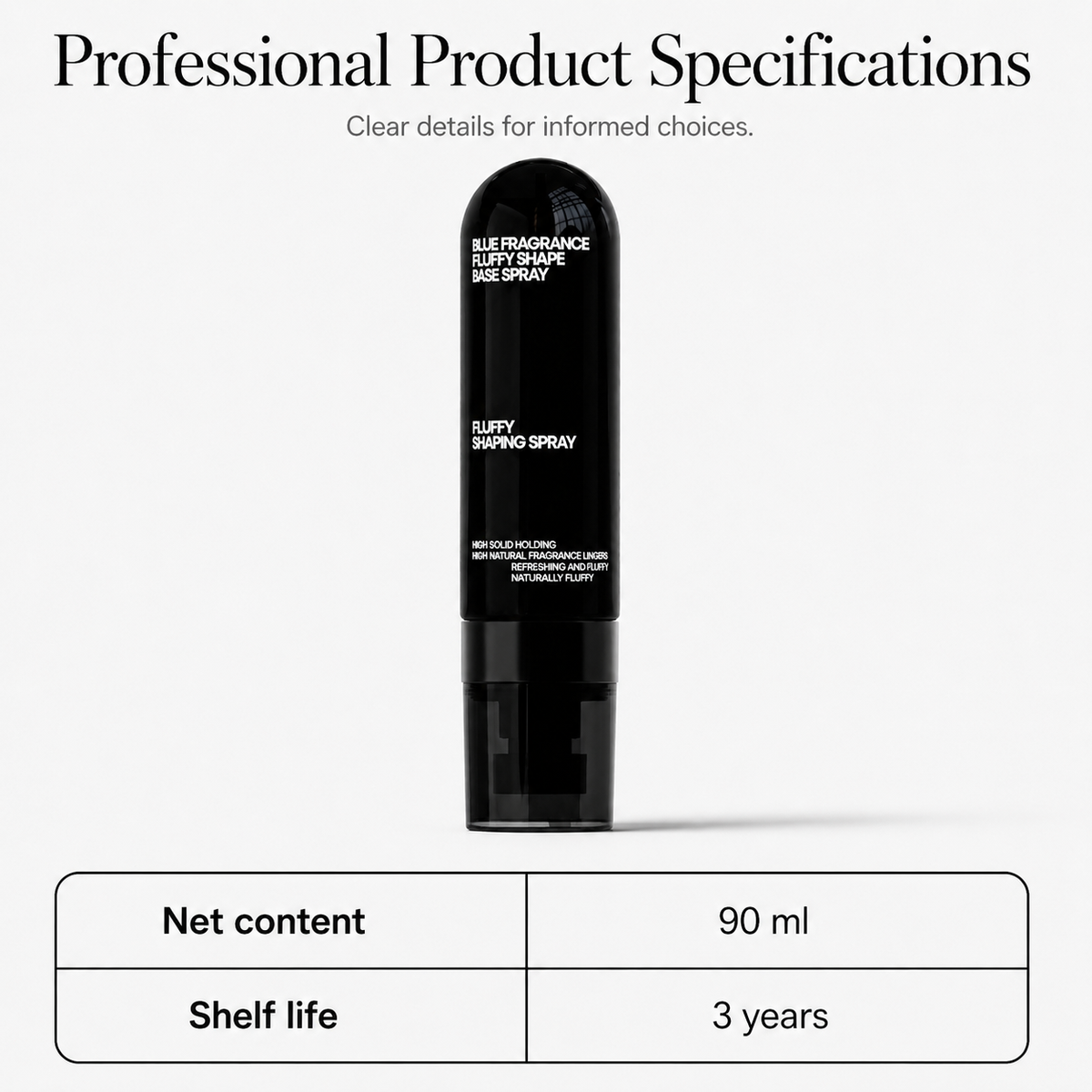Instant Fluffy Volume Hair Spray For Flat & Lifeless Hair