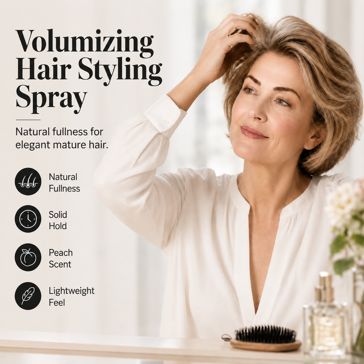 Instant Fluffy Volume Hair Spray For Flat & Lifeless Hair